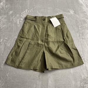 COS Olive Green Women's Cargo Shorts
